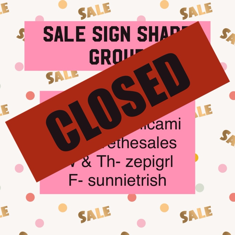 CLOSED Thursday 4/29 for sign ups 🪧